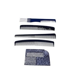 Vintage Hair Combs Lot Foster Grant Unbreakable Fold Up Barber Pick End Style 5